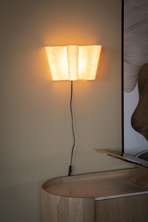 Lamp Wall lamp Meander 40x21,5x21,5 – natuurlijk | By Boo