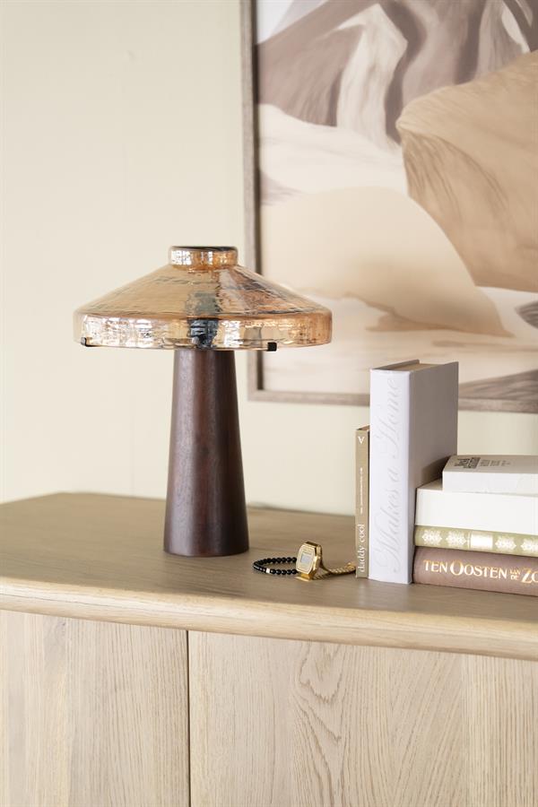Lamp Dome 30x30x34,5 – bruin | By Boo