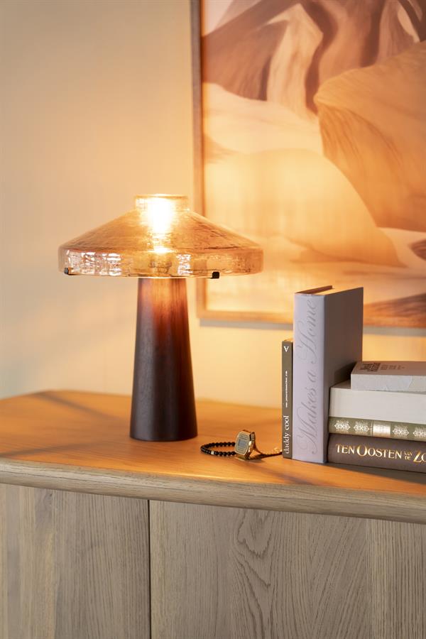 Lamp Dome 30x30x34,5 – bruin | By Boo
