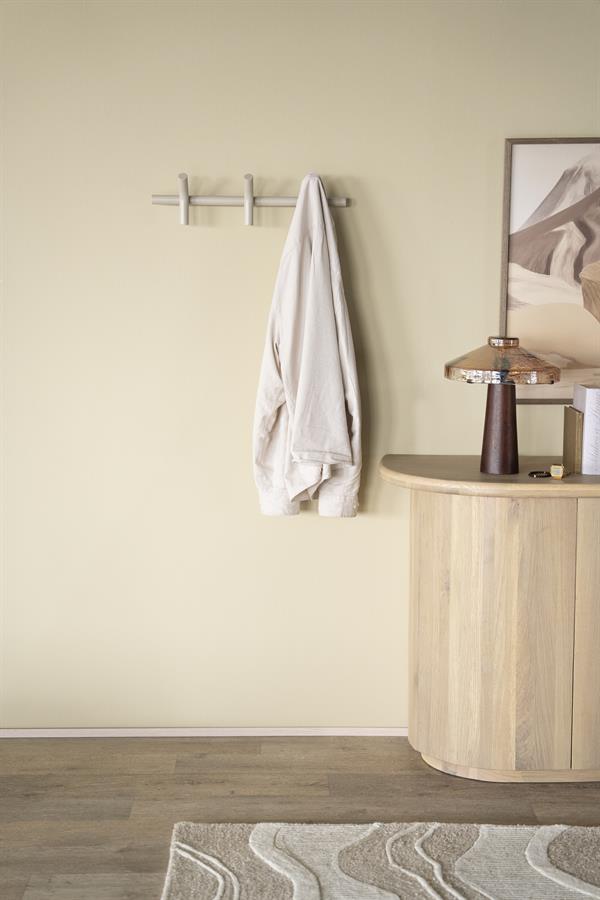Wanddecoratie Wall coat rack Matto 3 53x14x11,5 – beige | By Boo