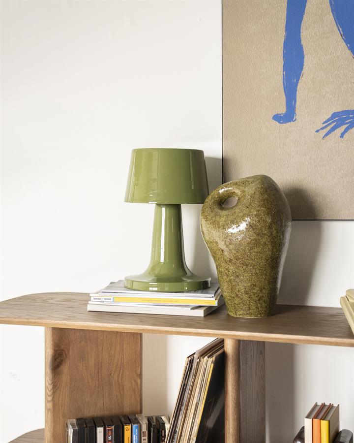 Lamp Alvo 22x22x35 – groen | By Boo