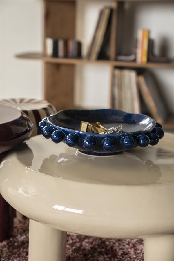 Woonaccessoire Bowl Viro 35,5x35,5x9 – blauw | By Boo
