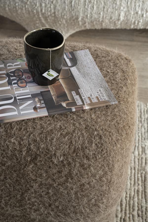 Poufs and stools Stool Kelso 40x40x40 – bruin | By Boo