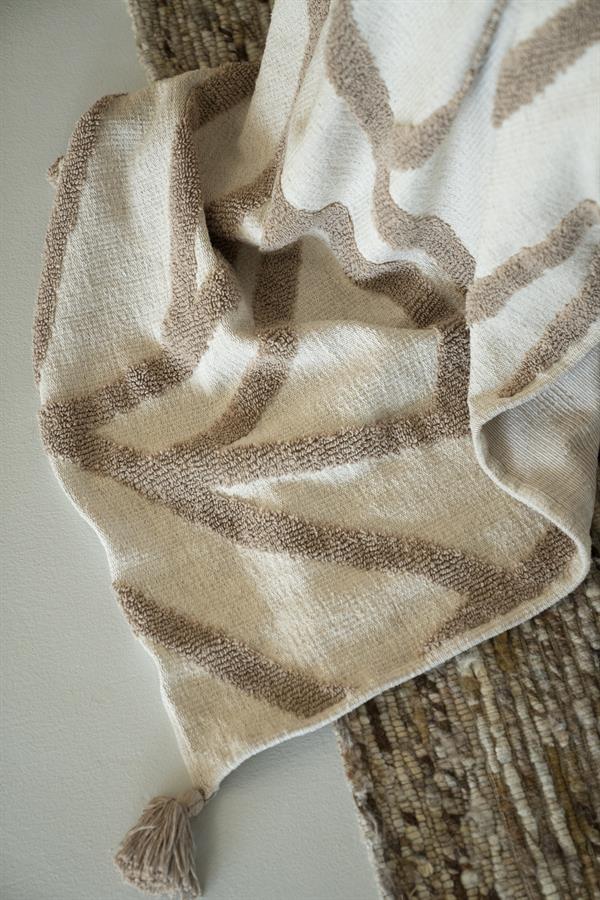 Plaids Plaid Majani 170x130 – taupe | By Boo