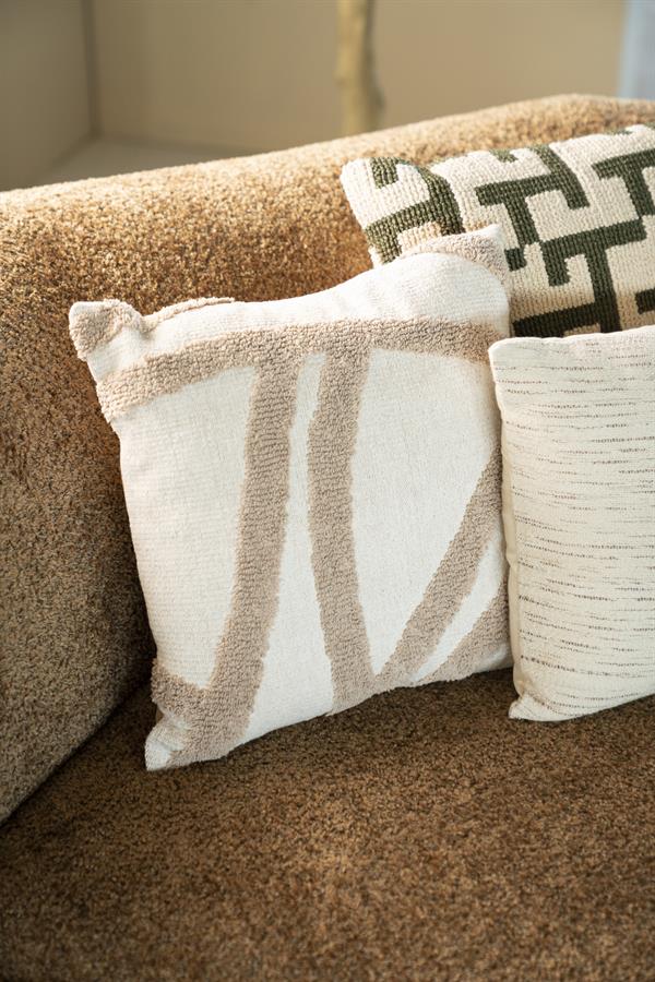 Sierkussen Pillow Majani 45x45 – taupe | By Boo