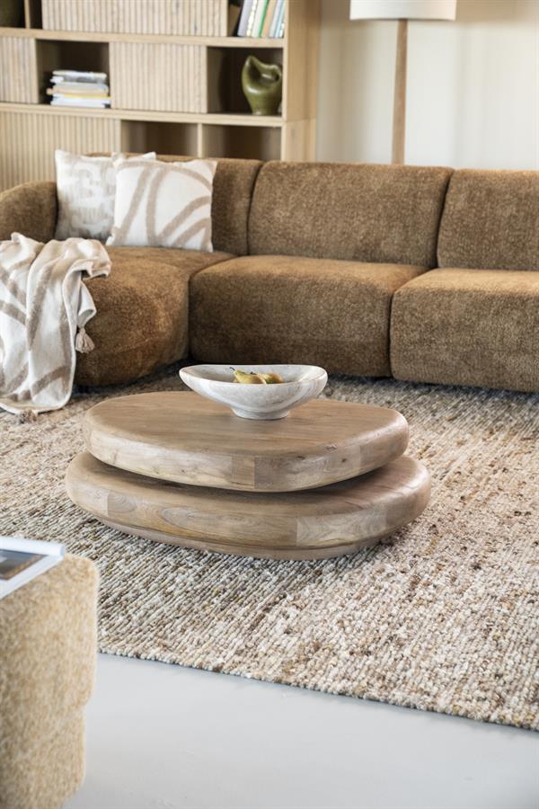Tables Kabo 100x80x27 – bruin | By Boo