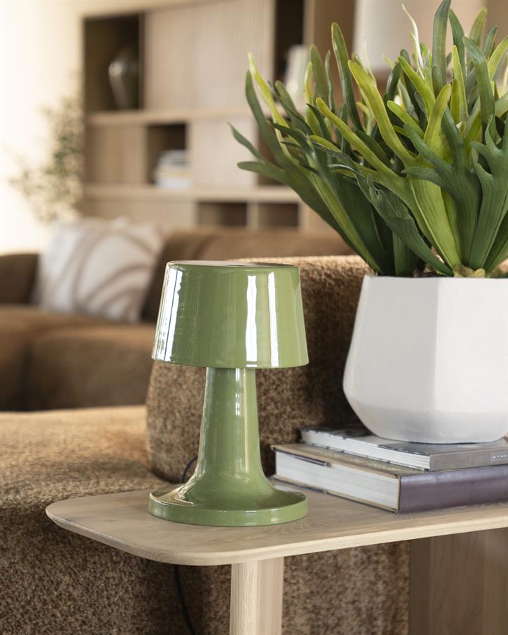 Lamp Alvo 22x22x35 – groen | By Boo