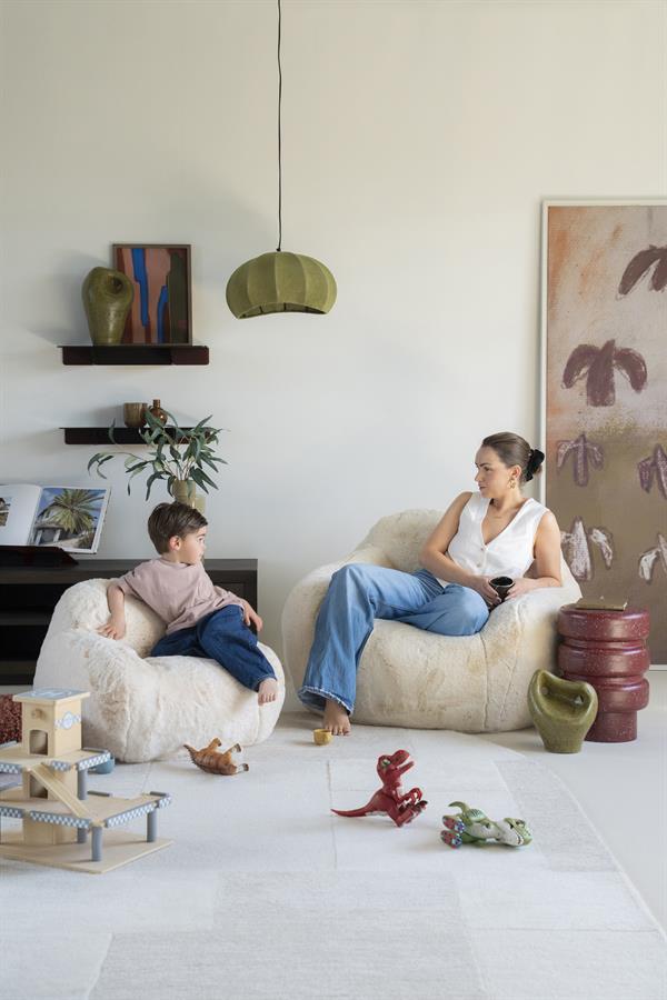 Lounge chairs Little Hug 69x67x49 – beige | By Boo