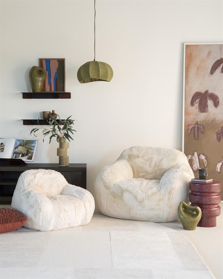 Lounge chairs Little Hug 69x67x49 – beige | By Boo