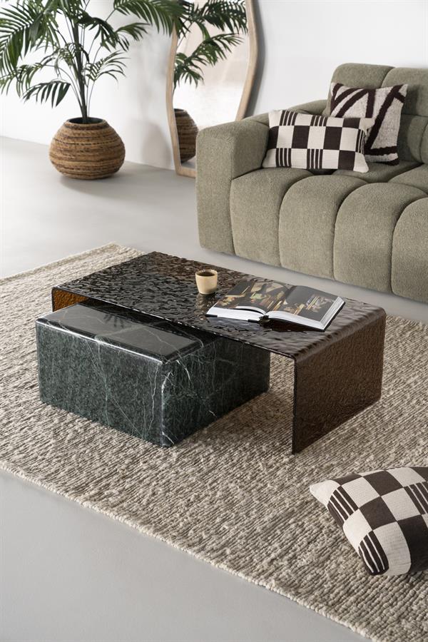Tables Coffee table Ripple 110x55x35 – bruin | By Boo