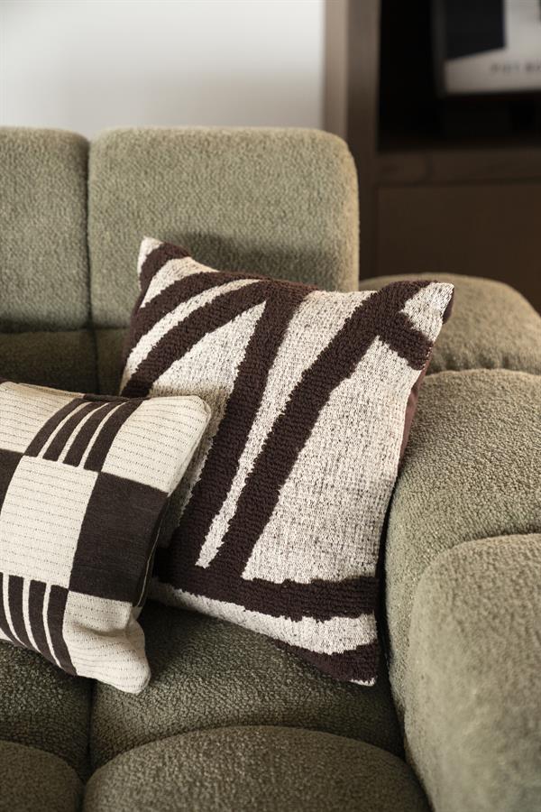 Sierkussen Pillow Majani 45x45 – bruin | By Boo