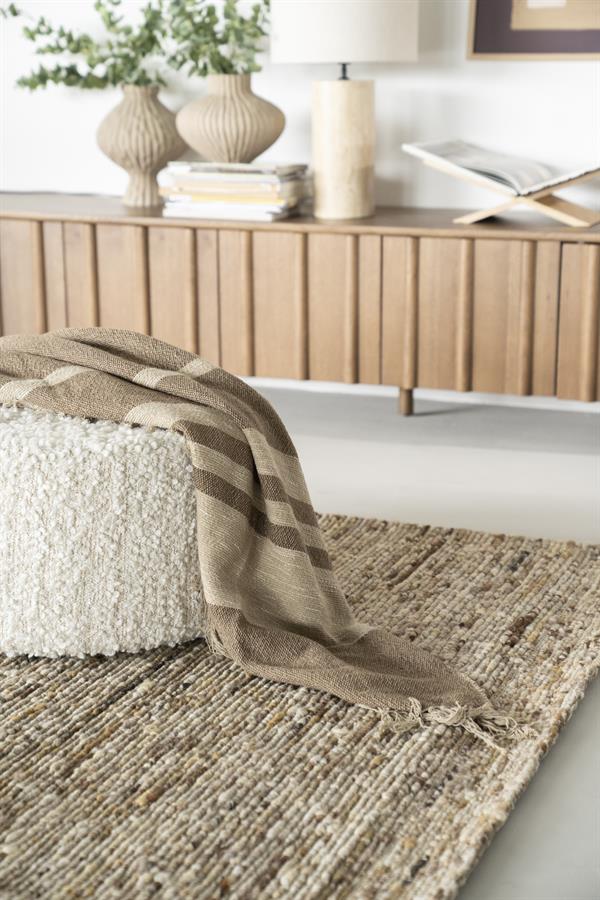 Plaids Plaid Linje 170x130 – bruin | By Boo