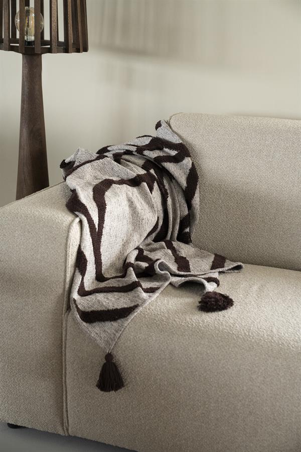 Plaids Plaid Majani 170x130 – bruin | By Boo