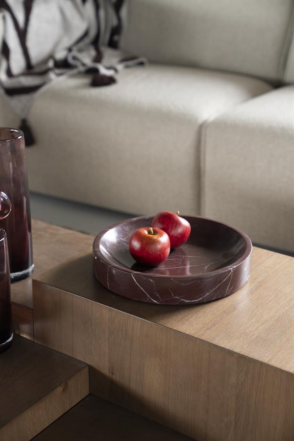 Woonaccessoire Bowl Rosso 30x30x5 – rood | By Boo