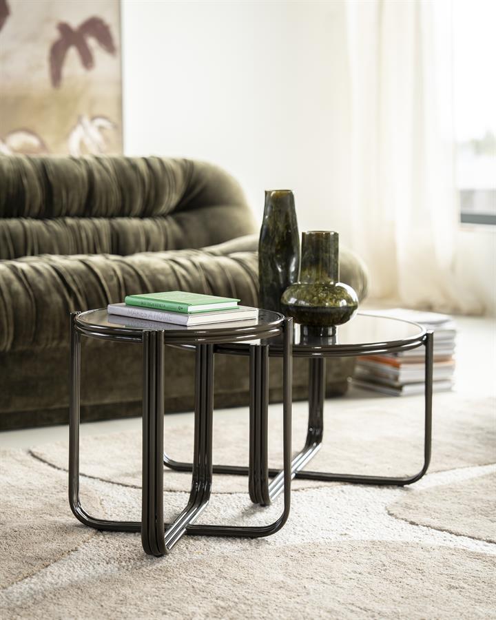 Tables Coffee table Groovy 63x63x35 – bruin | By Boo