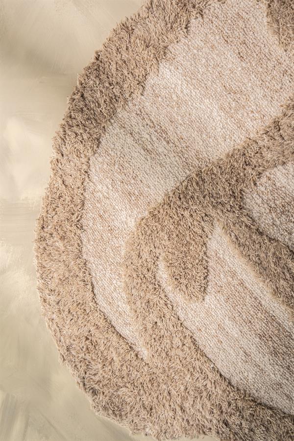 Wanddecoratie Kabe 120x120x4 – bruin | By Boo