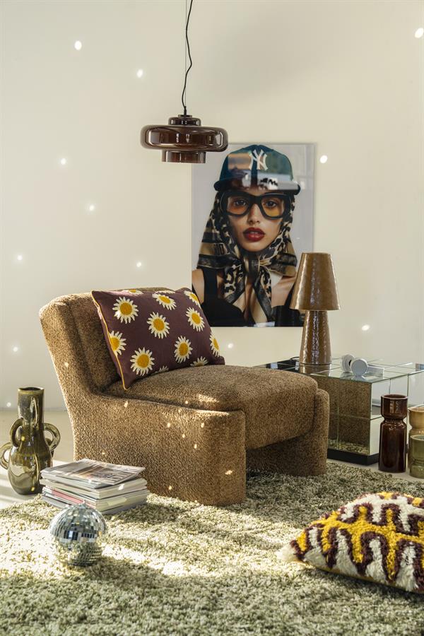 Lamp Vetro 40x40x20 – bruin | By Boo
