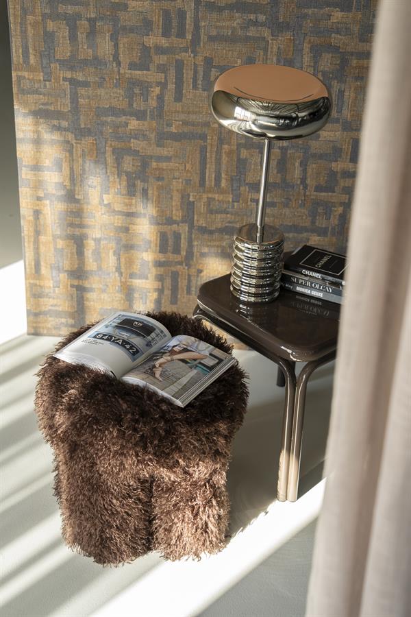 Poufs and stools Stool Doodly 40x40x43 – bruin | By Boo