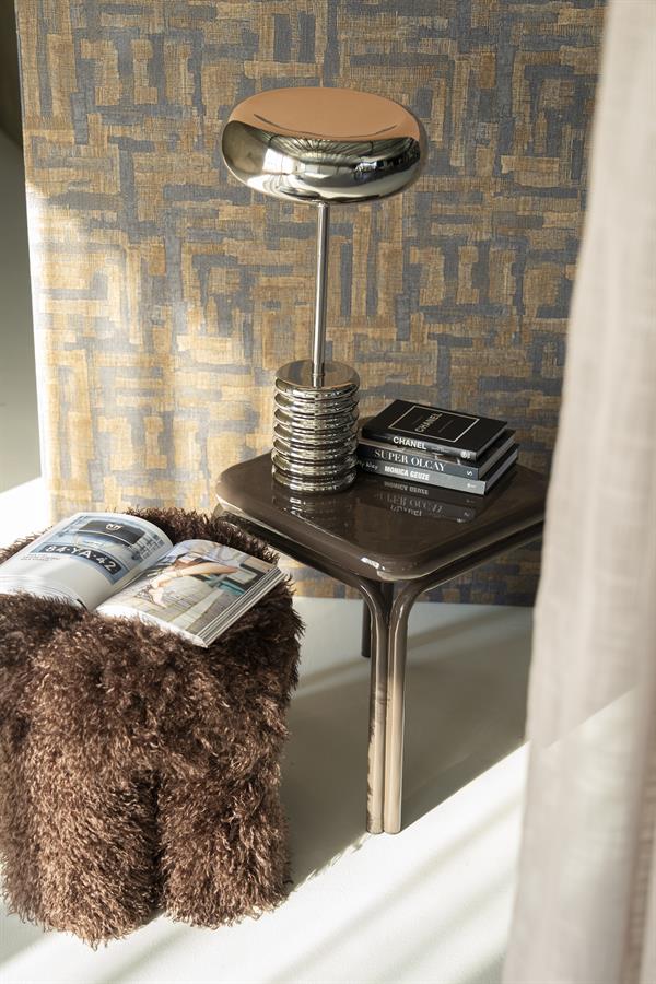 Lamp Table lamp Chromeo 29x29x46 – chrome | By Boo
