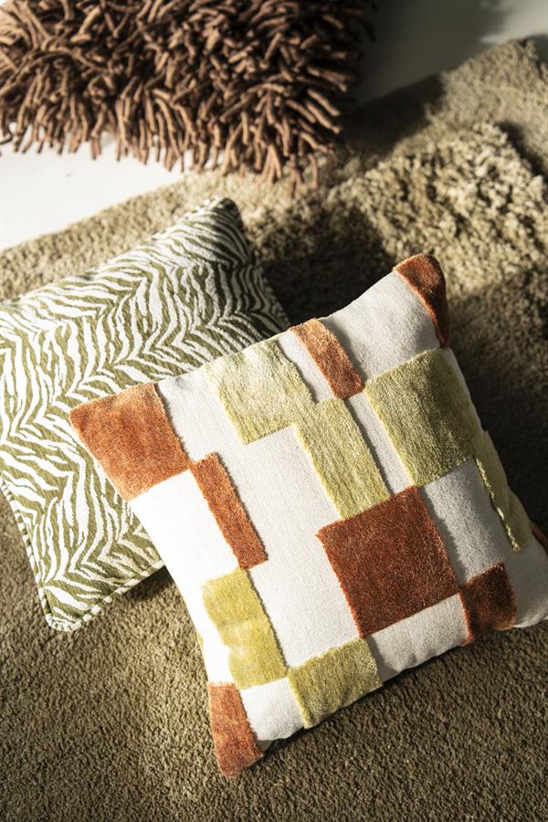 Sierkussen Cubba 45x45 – groen | By Boo