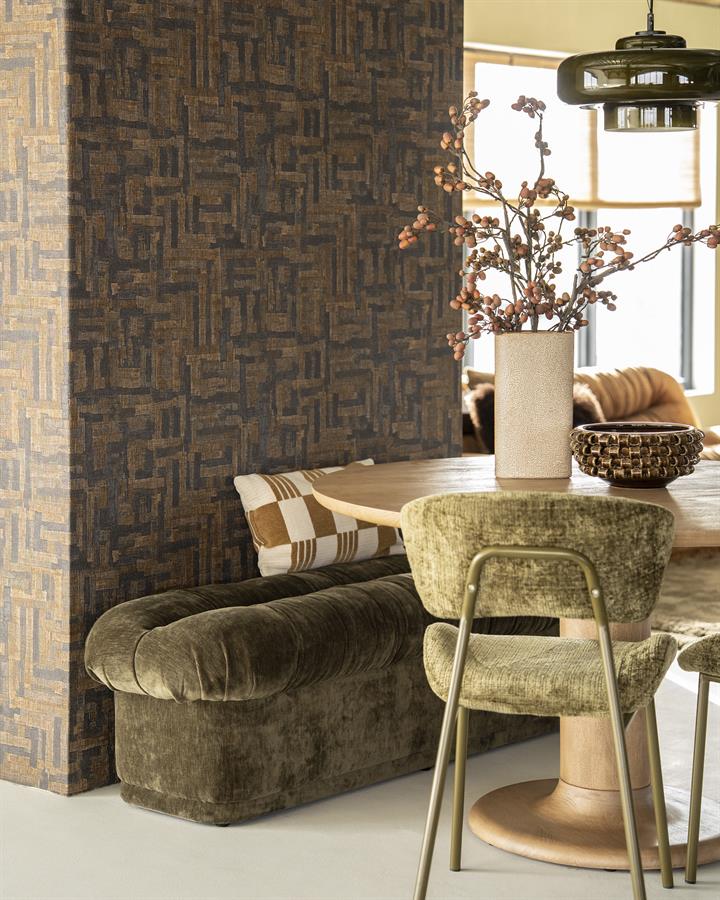 Poufs and stools Bench Nook 160x45,5x47 – groen | By Boo