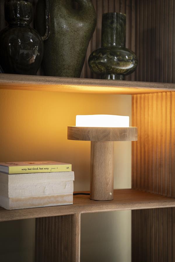Lamp Table lamp Oaka 24x24x28 – natuurlijk | By Boo