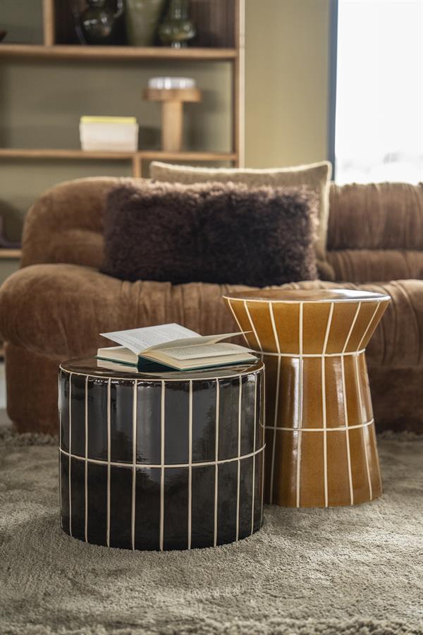 Tables TileTastic 2 38x38x45 – geel | By Boo