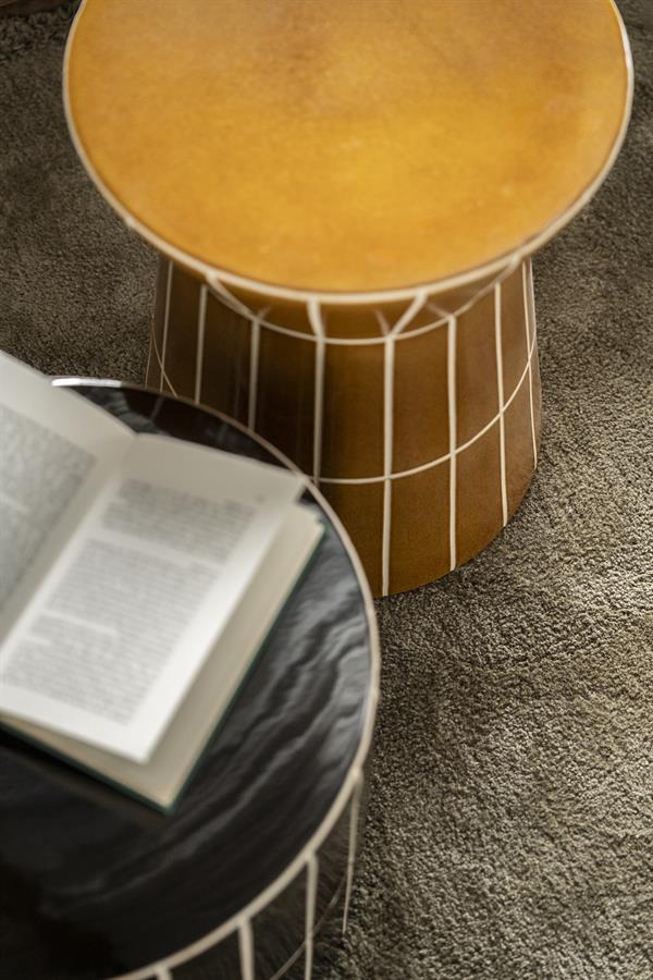 Tables TileTastic 2 38x38x45 – geel | By Boo