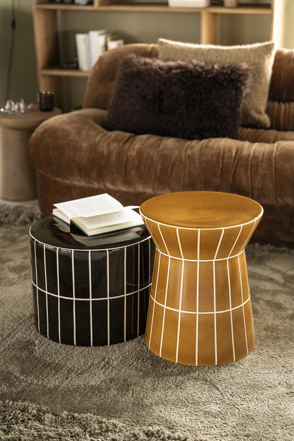 Tables TileTastic 2 38x38x45 – geel | By Boo