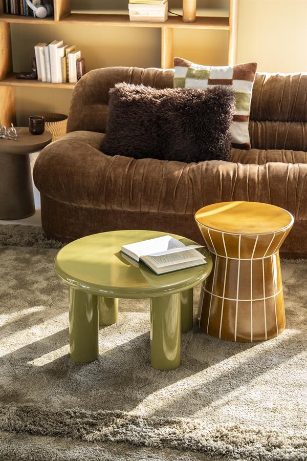 Tables TileTastic 2 38x38x45 – geel | By Boo