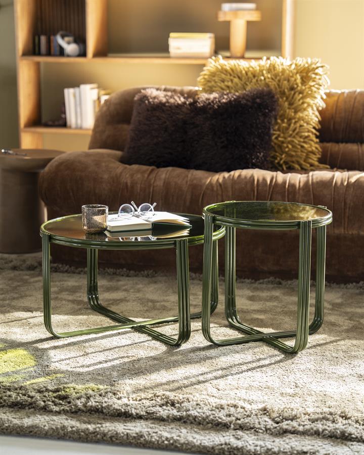 Tables Side table Groovy 42,5x42,5x42,5 – groen | By Boo