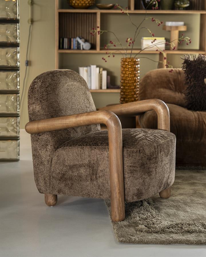Lounge chairs Retrova 72x86x84 – bruin | By Boo
