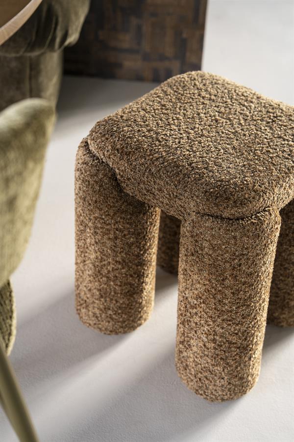 Poufs and stools Stool Omla 42,5x42,5x47 – geel | By Boo