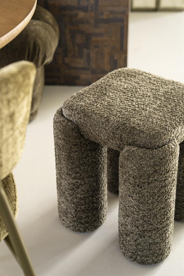 Poufs and stools Stool Omla 42,5x42,5x47 – groen | By Boo