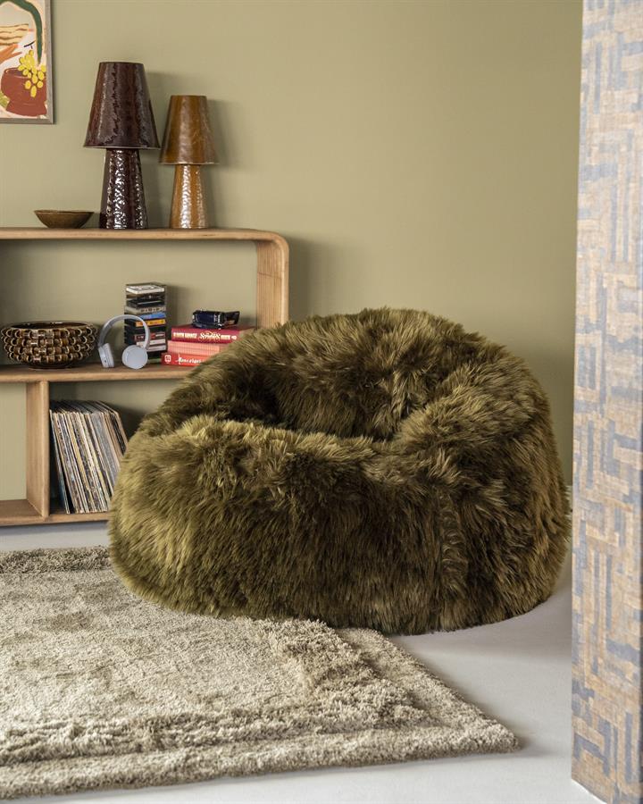 Lounge chairs Snuzzle 111x111x75 – groen | By Boo