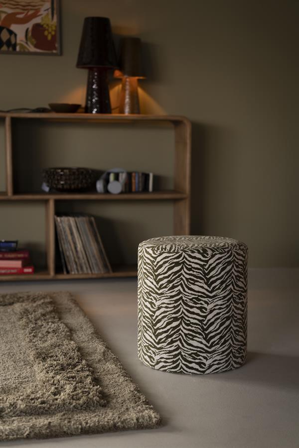 Poufs and stools Stool Tigra 38x38x42 – groen | By Boo