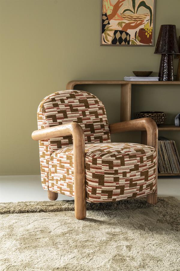 Lounge chairs Retrova 72x86x84 – veelkleurig | By Boo