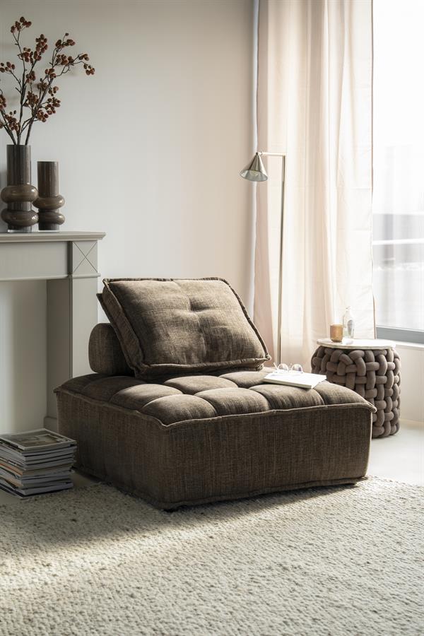 Lounge chairs Hive 101x101x77 – bruin | By Boo