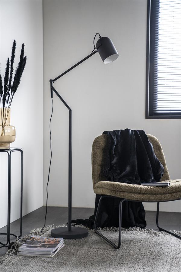 Lamp Floor lamp Sleek 47x28x161 – zwart | By Boo