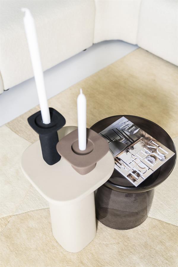 Candles Candle holder Squand small 14.2x14.2x9.7 – bruin | By Boo