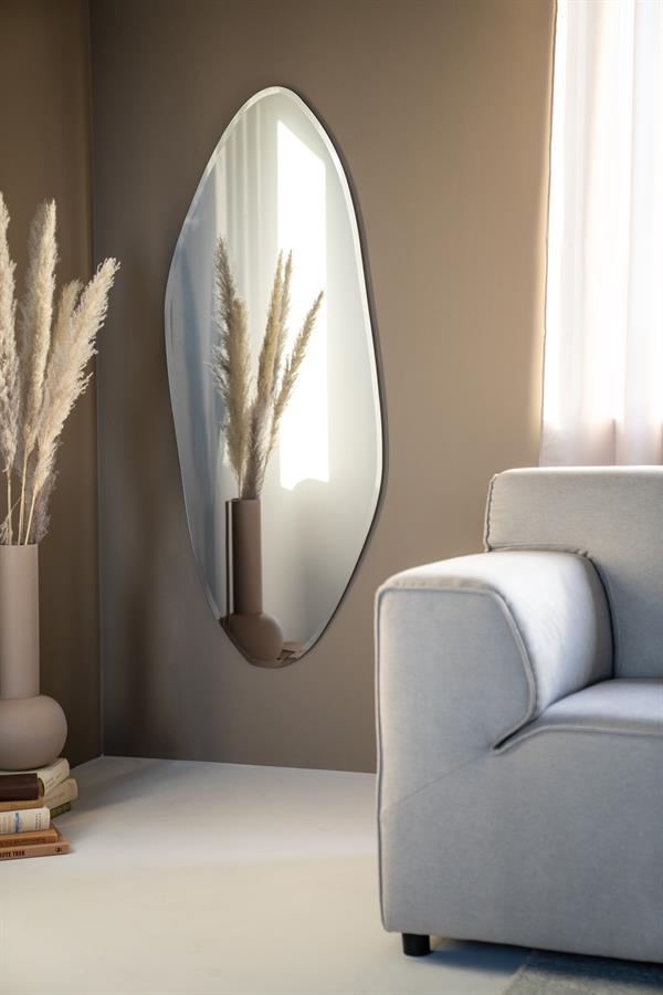 By-Boo Spiegel Gem Zwart – Organische Passpiegel 150 x 60 cm