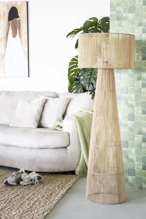 Lamp Floor lamp Oshu 50x50x146 – natuurlijk | By Boo