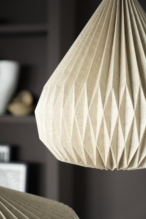 Lamp Pendant lamp Zuki 3 41x41x45 – natuurlijk | By Boo