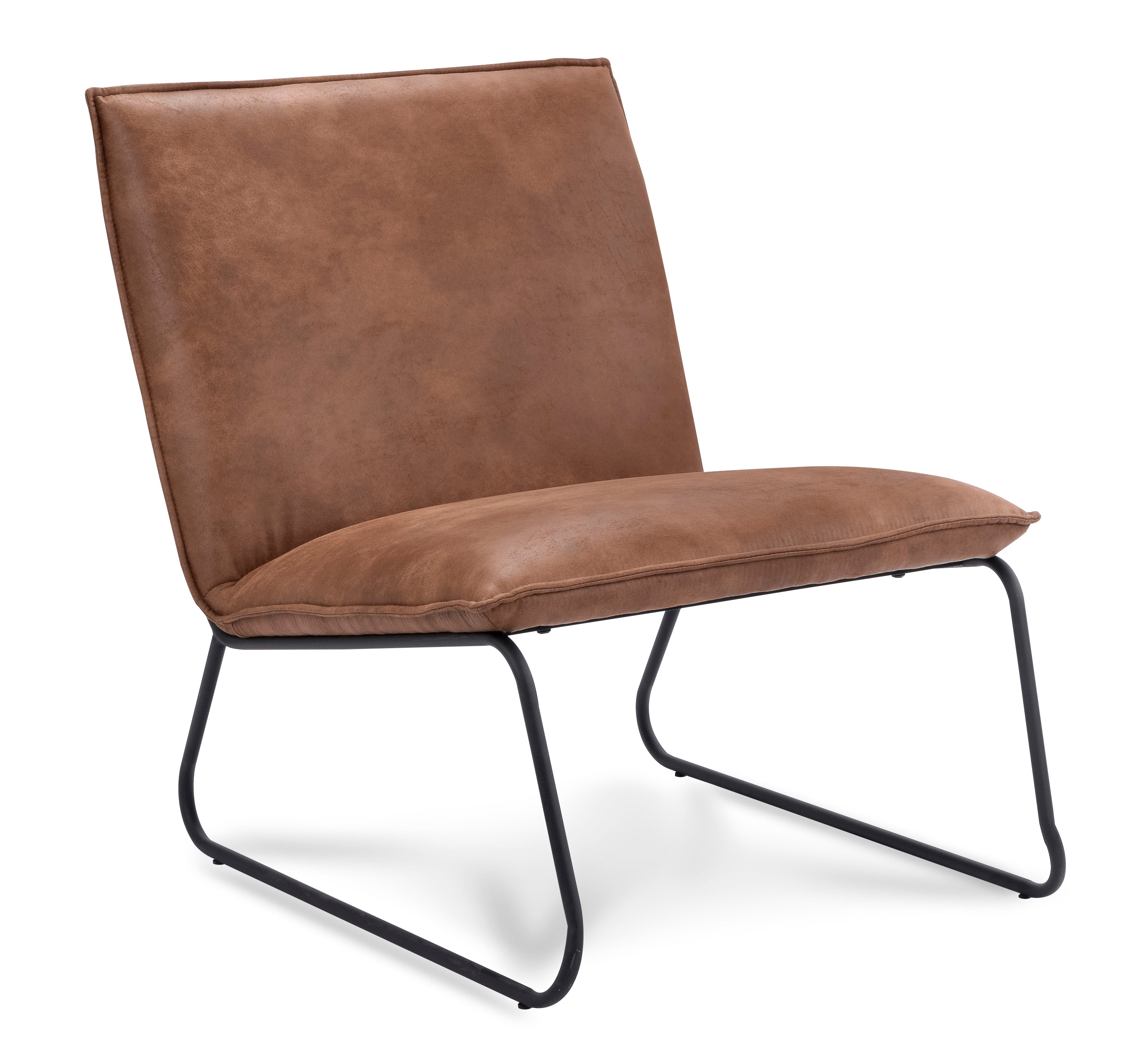 Fauteuil Chapman 1 seater Stof Rawhide Cognac Gun color frame