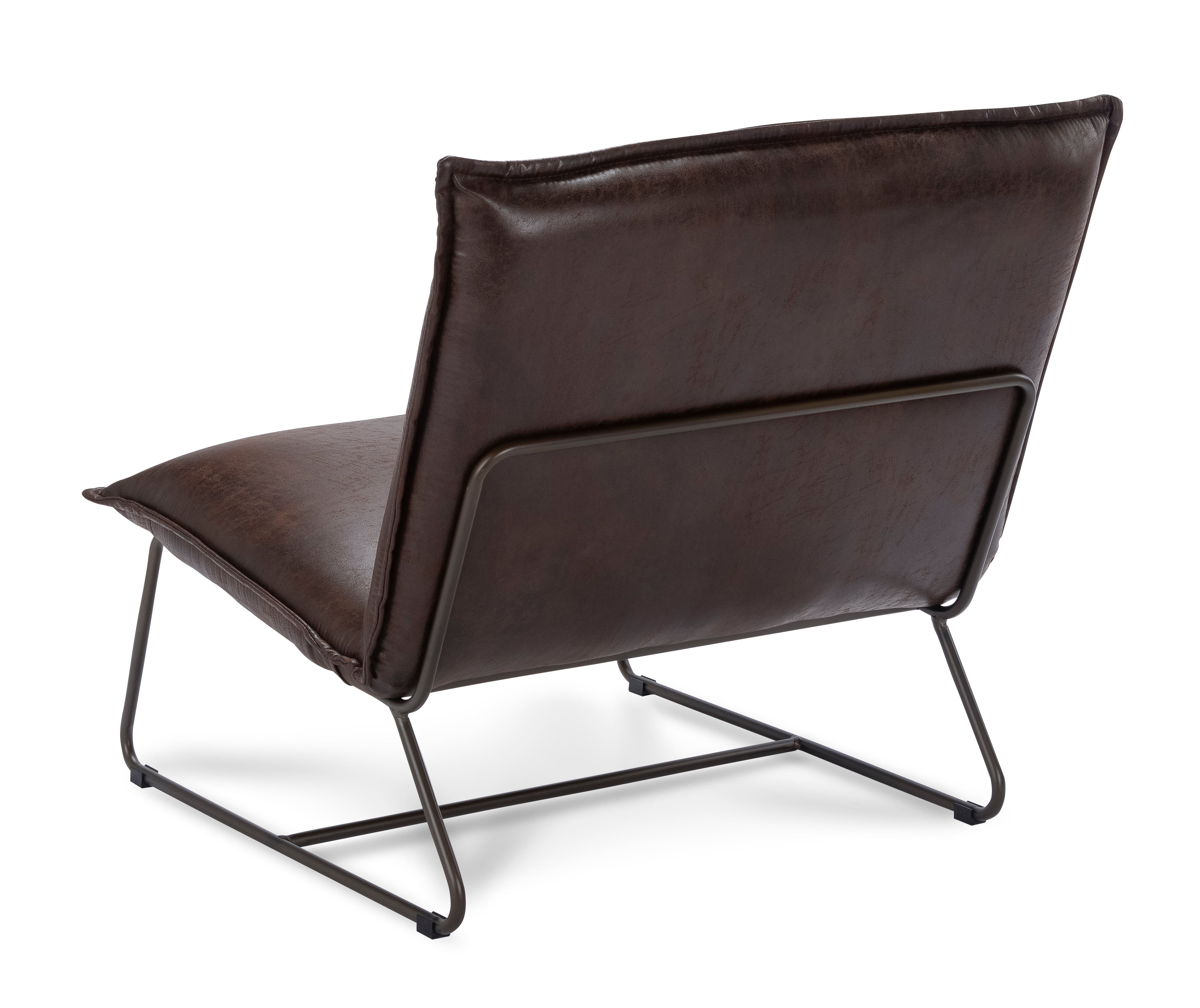 Fauteuil Chapman 1.5 seater Stof Adore Cognac Gun color frame