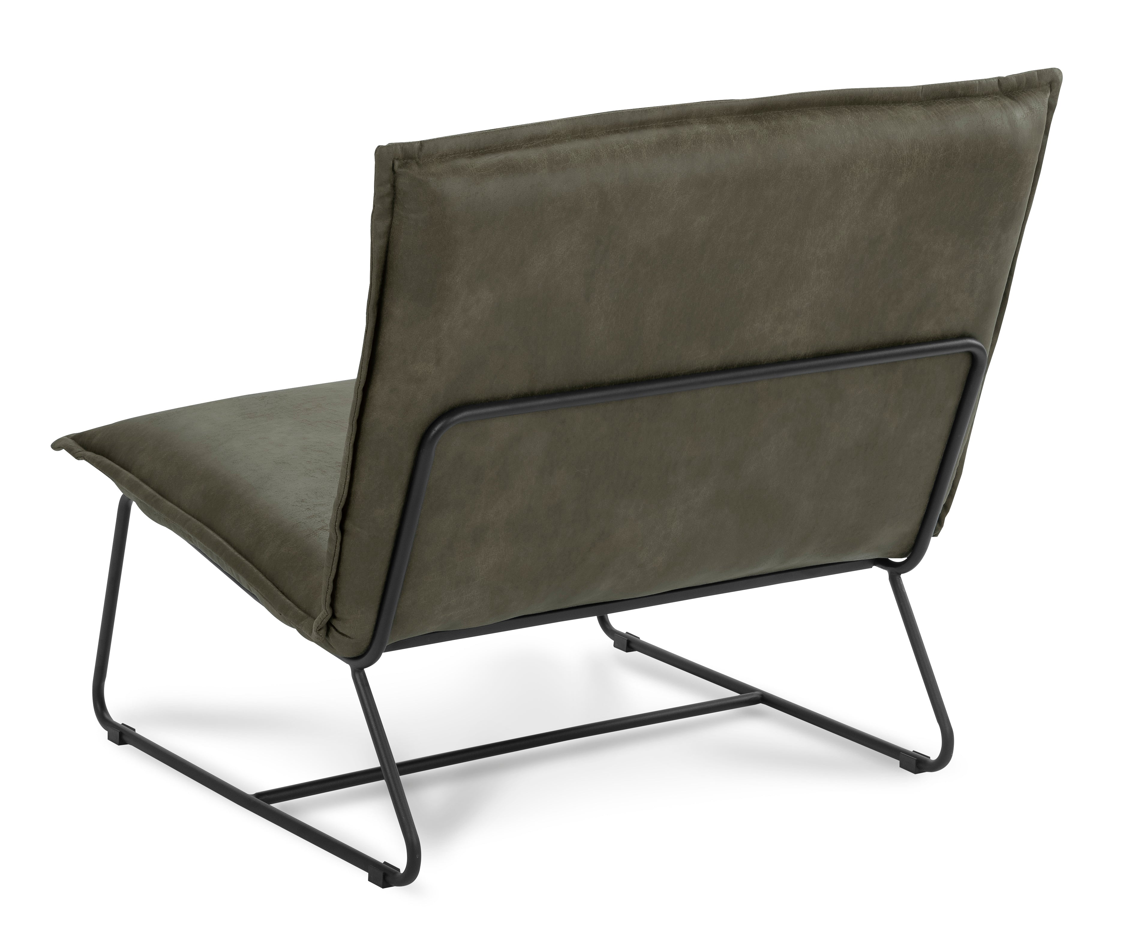 Fauteuil Chapman 1.5 seater Stof Adore Hunter Gun color frame
