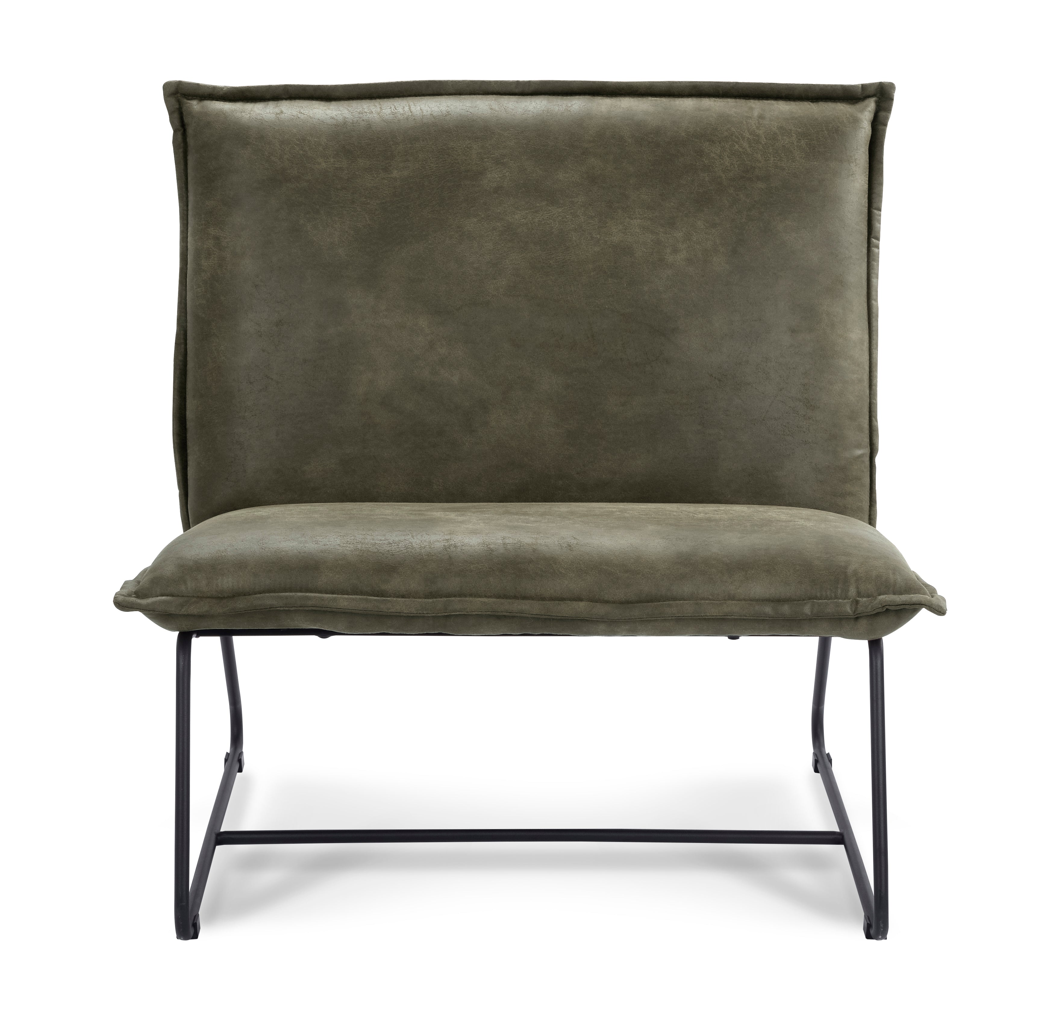 Fauteuil Chapman 1.5 seater Stof Adore Anthracite Gun color frame