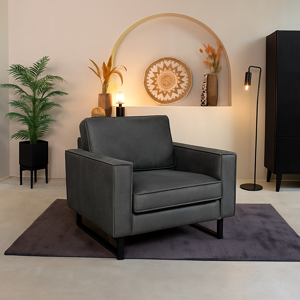 Loveseat Jane - Antraciet