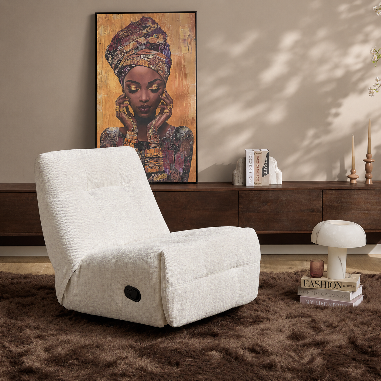 Relaxfauteuil Chill  Off White