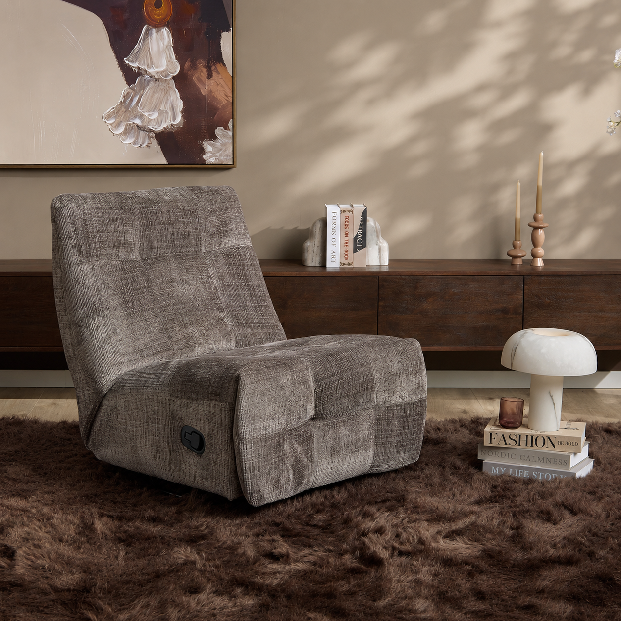 Relaxfauteuil Chill Grijs